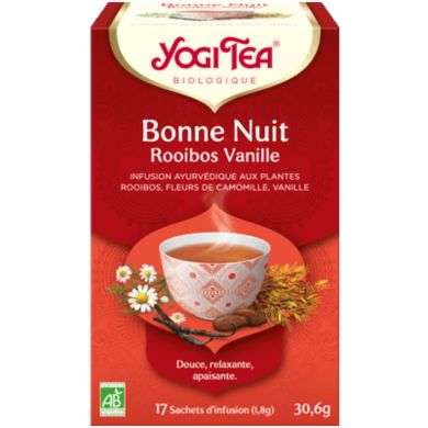 YOGI TEA Bonne nuit Rooibos vanille YOGI TEA Bonne nuit Rooibos vanille