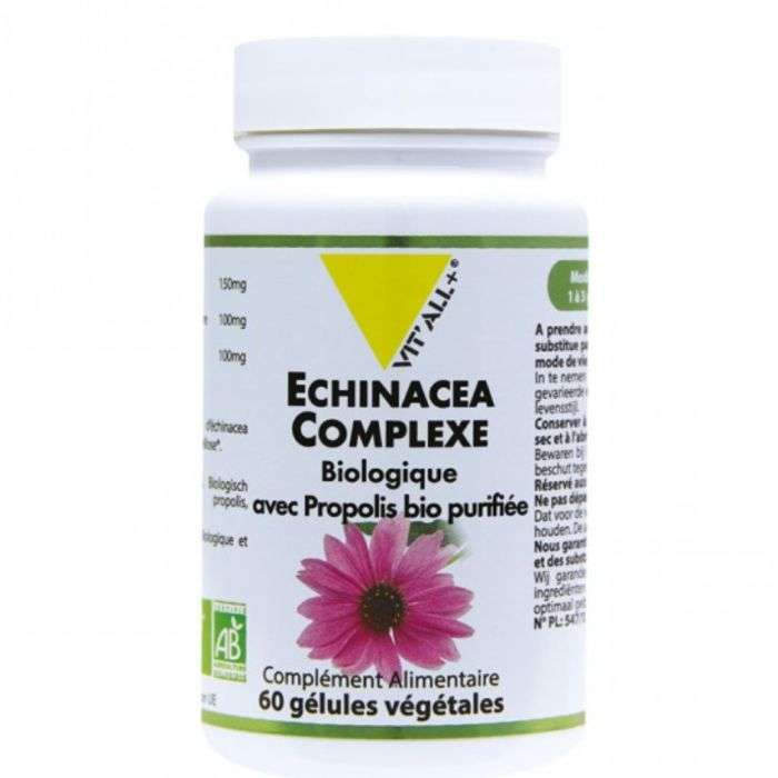 VIT'ALL Echinacea complexe 60gelules VIT'ALL Echinacea complexe 60gelules