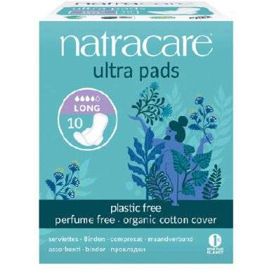 NATRACARE Serviettes ultra avec ailettes – long NATRACARE Serviettes ultra avec ailettes – long