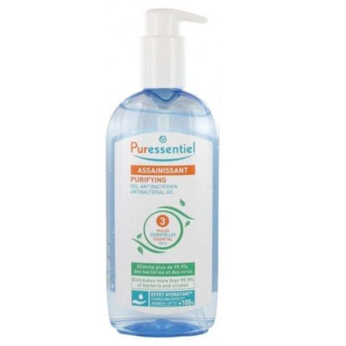 Puressentiel Gel assainissant antibactérien aux 3 huiles essentiels 80ml Puressentiel Gel assainissant antibactérien aux 3 huiles essentiels 80ml