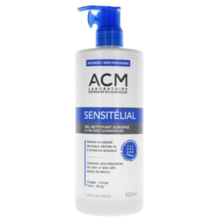 ACM Sensitelial Gel Nettoyant Surgras 500ml ACM Sensitelial Gel Nettoyant Surgras 500ml