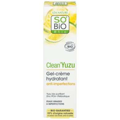 SO BIO Clean yuzu gel creme hydratant 40ml SO BIO Clean yuzu gel creme hydratant 40ml