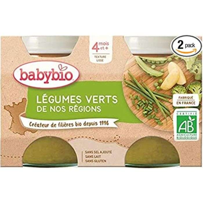 BABYBIO LÉGUMES VERTS DE NOS RÉGIONS BABYBIO LÉGUMES VERTS DE NOS RÉGIONS