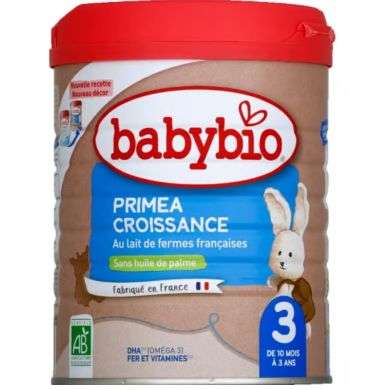 BABYBIO Primea croissance 3 de 10 mois a 3 ans BABYBIO Primea croissance 3 de 10 mois a 3 ans