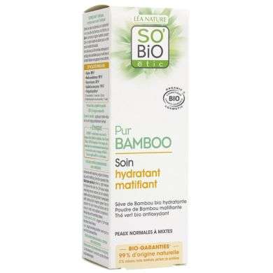 SO BIO Pur bamboo soin hydratant matifiant peaux normales a mixtes SO BIO Pur bamboo soin hydratant matifiant peaux normales a mixtes
