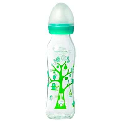 BEBE CONFORT biberon en verre fantasy 240ml 0-12 mois BEBE CONFORT biberon en verre fantasy 240ml 0-12 mois