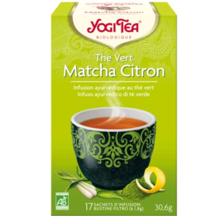 YOGI TEA The vert Matcha Citron YOGI TEA The vert Matcha Citron