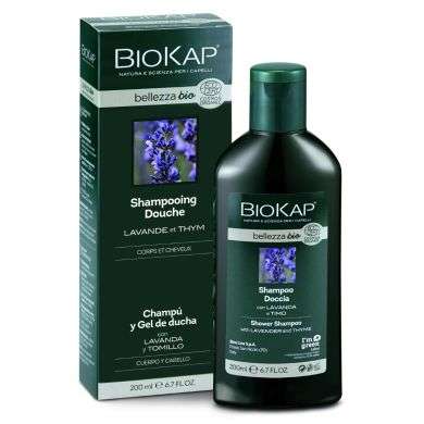 Biokap shampoing douche cheveux et corps lavande Biokap shampoing douche cheveux et corps lavande