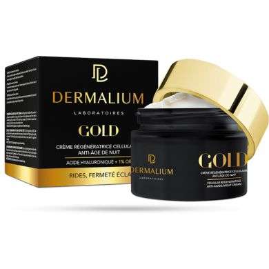 DERMALIUM GOLD CRÈME ANTI-ÂGE DE NUIT 50ml DERMALIUM GOLD CRÈME ANTI-ÂGE DE NUIT 50ml