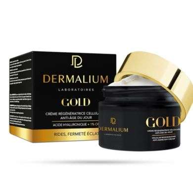 DERMALIUM GOLD CRÈME RÉGÉNÉRATRICE CELLULAIRE ANTI-ÂGE DU JOUR 50ml DERMALIUM GOLD CRÈME RÉGÉNÉRATRICE CELLULAIRE ANTI-ÂGE DU JOUR 50ml