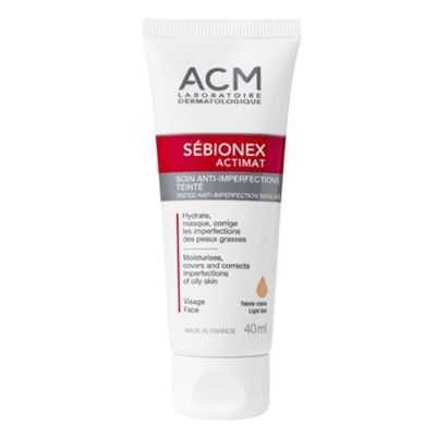 ACM Sebionex Actimat Soin Anti-imperfection Teintée Claire 40ml ACM Sebionex Actimat Soin Anti-imperfection Teintée Claire 40ml