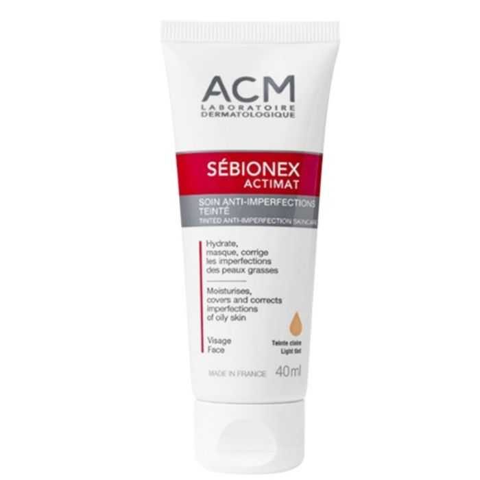 ACM Sebionex Actimat Soin Anti-imperfection Teintée Claire 40ml ACM Sebionex Actimat Soin Anti-imperfection Teintée Claire 40ml