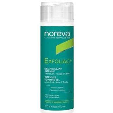 NOREVA EXFOLIAC Gel moussant intensif 200ml NOREVA EXFOLIAC Gel moussant intensif 200ml