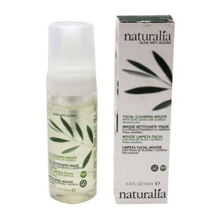 Naturalia Mousse nettoyante visage anti-âge et rafraîchissante pour peaux sensibles 150 ml Naturalia Mousse nettoyante visage anti-âge et rafraîchissante pour peaux sensibles 150 ml