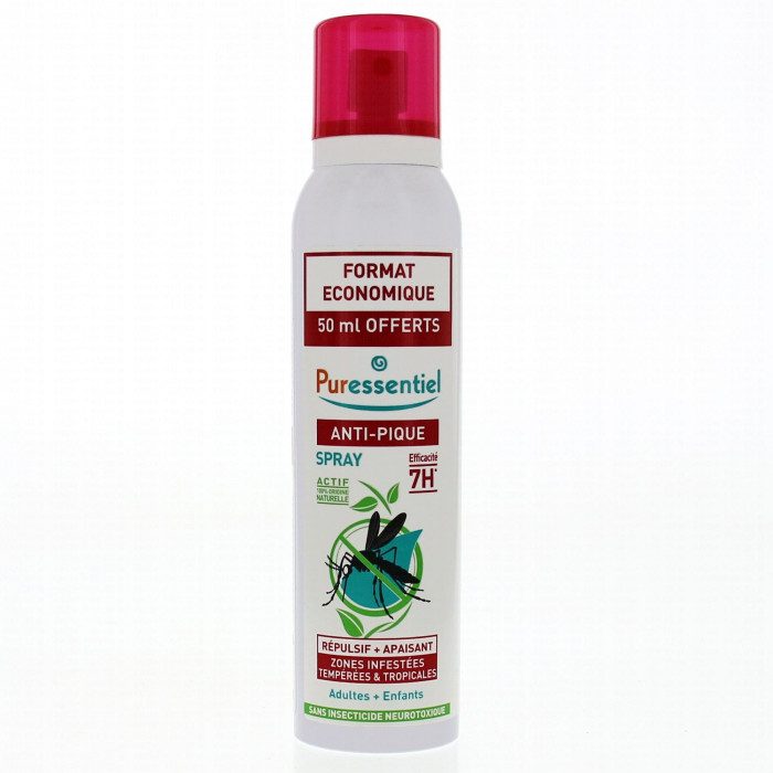 PURESSENTIEL ANTI-PIQUE SPRAY 200ML - Puressentiel - Anti-moustiques