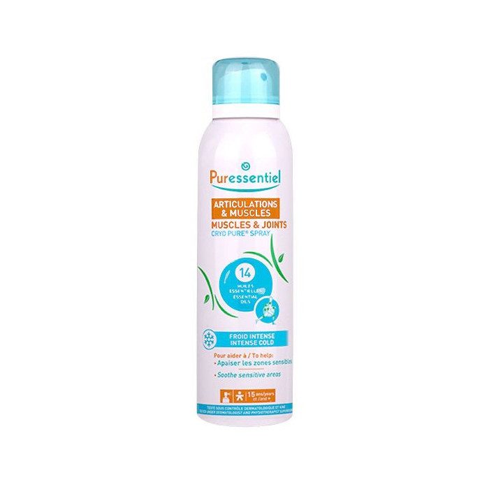 PURESSENTIEL ARTICULATIONS & MUSCLES CRYO PURE® SPRAY 150ML PURESSENTIEL ARTICULATIONS & MUSCLES CRYO PURE® SPRAY 150ML