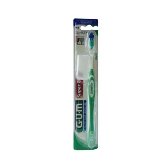 GUM - Brosse à Dents Super Tip Medium Compacte 463