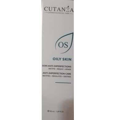 CUTANEA OILY SKIN soin anti imperfections 50ml CUTANEA OILY SKIN soin anti imperfections 50ml