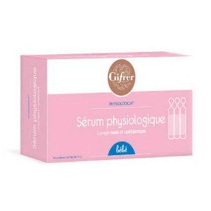 GIFRER SERUM PHYSIOLOGIQUE BEBE 40X5ML GIFRER SERUM PHYSIOLOGIQUE BEBE 40X5ML