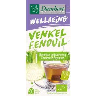 DAMHERT Wellbeing fenouil 20 sachets DAMHERT Wellbeing fenouil 20 sachets