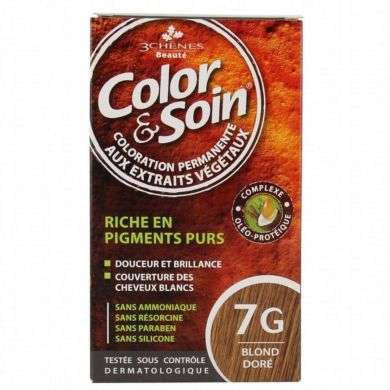 3 CHENES COLOR ET SOIN 7 G Blond dore 3 CHENES COLOR ET SOIN 7 G Blond dore