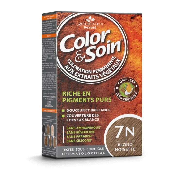 3 CHENES COLOR ET SOIN 7N Blond noisette 3 CHENES COLOR ET SOIN 7N Blond noisette