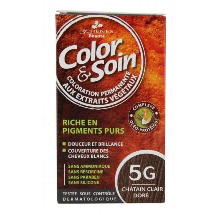 3 CHENES COLOR ET SOIN 5G Chatain clair dore 3 CHENES COLOR ET SOIN 5G Chatain clair dore