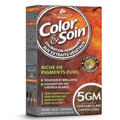 3 CHENES COLOR ET SOIN 5GM CHATAIN CLAIR CAPPUCCINO 3 CHENES COLOR ET SOIN 5GM CHATAIN CLAIR CAPPUCCINO