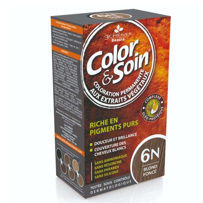 3 CHENES COLOR ET SOIN 6N Blond fonce 3 CHENES COLOR ET SOIN 6N Blond fonce