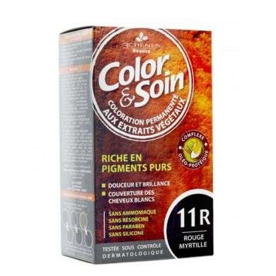 3 CHENES COLOR ET SOIN 11R Rouge myrtille 3 CHENES COLOR ET SOIN 11R Rouge myrtille