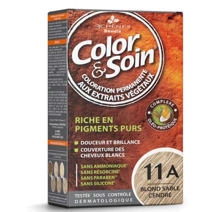 3 CHENES COLOR ET SOIN 11A Blond sable cendre