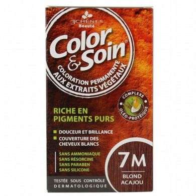 3 CHENES COLOR ET SOIN 7M Blond acajou 3 CHENES COLOR ET SOIN 7M Blond acajou
