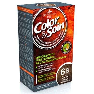 3 CHENES COLOR ET SOIN 6B MARRON CACAO 3 CHENES COLOR ET SOIN 6B MARRON CACAO