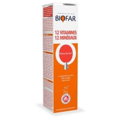 BIOFAR 12 VITAMINES 12 MINERAUX / 20 CPS BIOFAR 12 VITAMINES 12 MINERAUX / 20 CPS