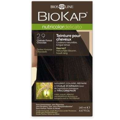 BIOKAP Nutricolor delicato 2.9 Chatain fonce chocolat BIOKAP Nutricolor delicato 2.9 Chatain fonce chocolat