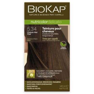 BIOKAP Nutricolor Delicato 5.34 Chatain miel clair BIOKAP Nutricolor Delicato 5.34 Chatain miel clair