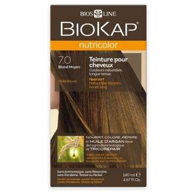 BIOKAP Nutricolor 7.0 Blond Moyen BIOKAP Nutricolor 7.0 Blond Moyen