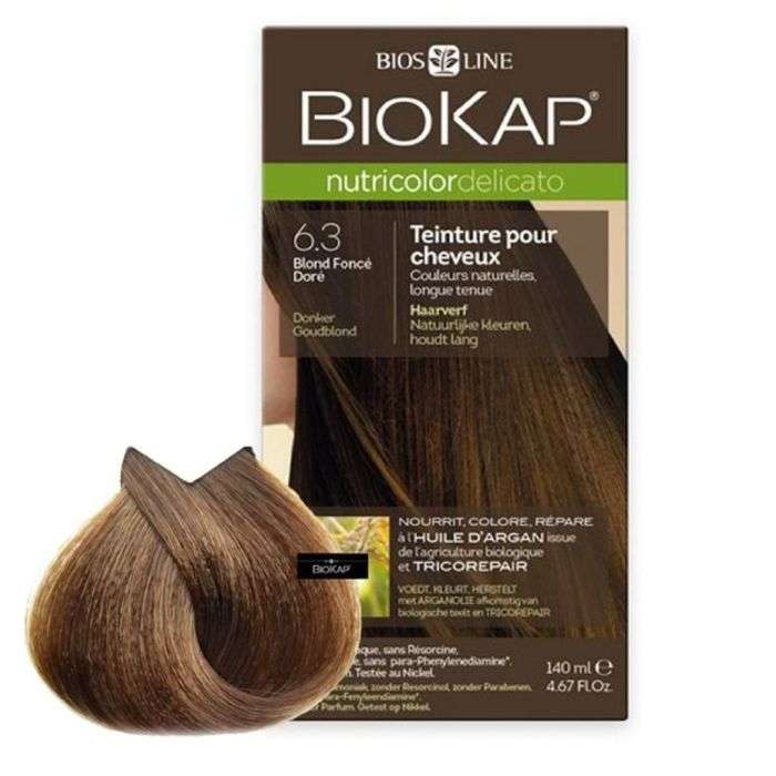 BIOKAP Nutricolor Delicato 6.3 Blond fonce Dore BIOKAP Nutricolor Delicato 6.3 Blond fonce Dore
