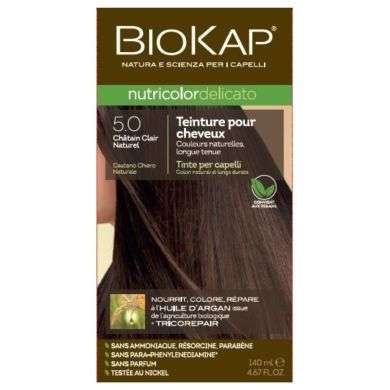 BIOKAP Nutricolor Delicato 5.0 Châtain Clair Naturel BIOKAP Nutricolor Delicato 5.0 Châtain Clair Naturel