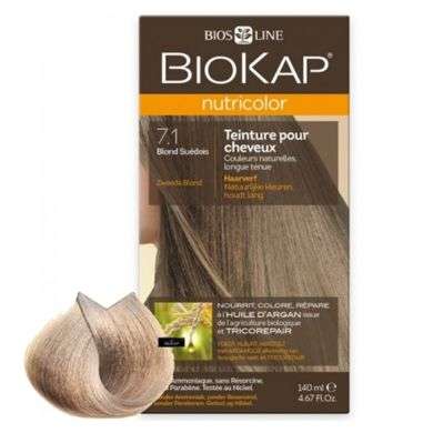 BIOKAP NUTRICOLOR 7.1 Blond suedois BIOKAP NUTRICOLOR 7.1 Blond suedois