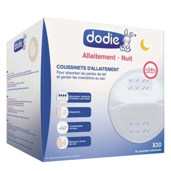 DODIE COUSSINET D'ALLAITEMENT NUIT X30 - Dodie - Bébé Maman
