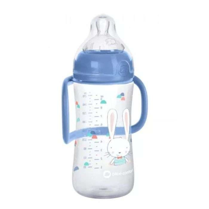 BEBE CONFORT BIB PP EMOTION AVEC POIGNEES 270 ML - BLEU 8112 BEBE CONFORT BIB PP EMOTION AVEC POIGNEES 270 ML - BLEU 8112