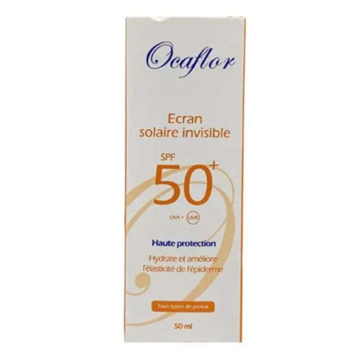 OCAFLOR ECRAN SOLAIRE INVISIBLE SPF 50- 50ml OCAFLOR ECRAN SOLAIRE INVISIBLE SPF 50- 50ml