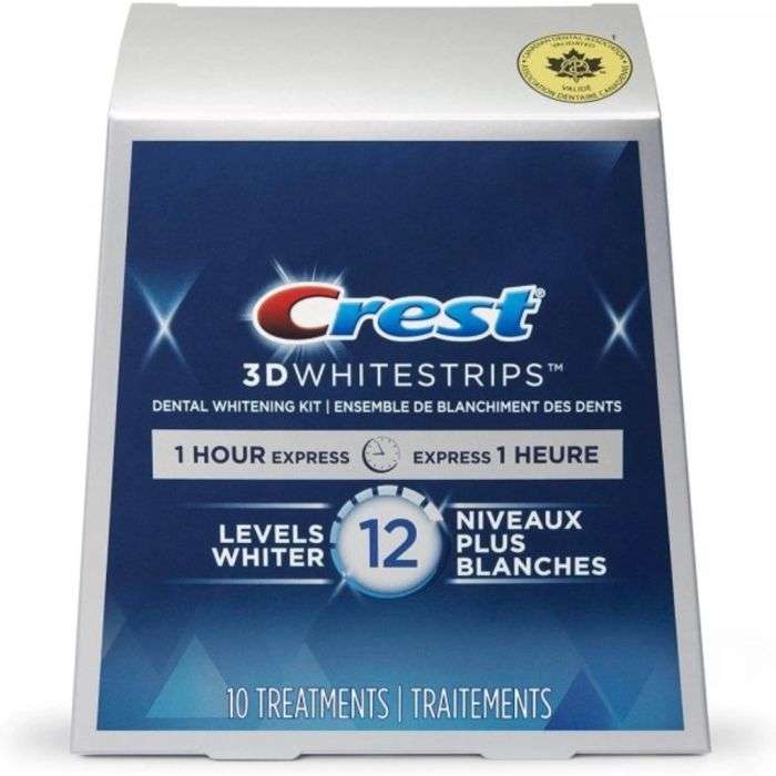 CREST 3D WHITESTRIPS NIVEAU 121 Heure expresse