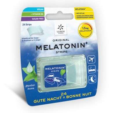 LEMON PHARMA ORIGINAL MELATONIN + 24 strips bonne nuit LEMON PHARMA ORIGINAL MELATONIN + 24 strips bonne nuit