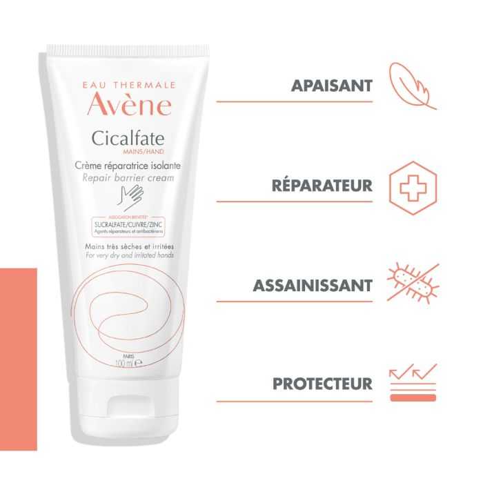 AVENE CICALFATE MAINS CRÈME RÉPARATRICE ISOLANTE MAINS100 ML AVENE CICALFATE MAINS CRÈME RÉPARATRICE ISOLANTE MAINS100 ML