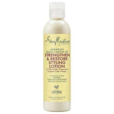 SHEA MOISTURE JAMAICAN BLACK CASTOR OIL STRENGTHEN & RESTORE STYLING LOTION 237ml SHEA MOISTURE JAMAICAN BLACK CASTOR OIL STRENGTHEN & RESTORE STYLING LOTION 237ml
