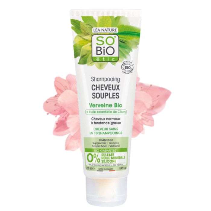 SO BiO Shampooing Cheveux Purifiés - Verveine Citron - SOBIO SO BiO Shampooing Cheveux Purifiés - Verveine Citron - SOBIO