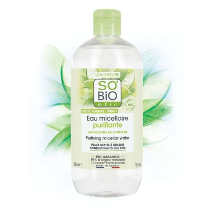 SO BIO EAU MICELLAIRE PURIFIANTE 500ml SO BIO EAU MICELLAIRE PURIFIANTE 500ml