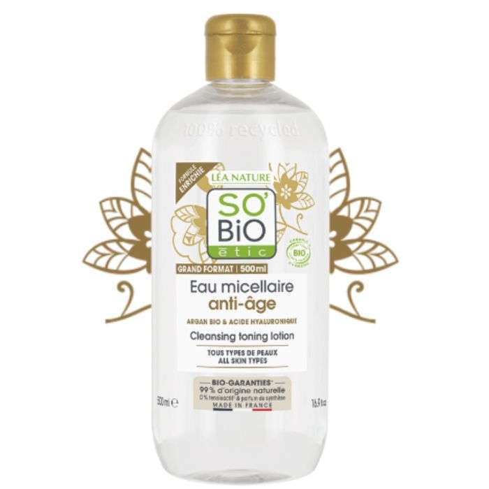 SO BIO EAU MICELLAIRE ANTI-AGE 500ml  SO BIO EAU MICELLAIRE ANTI-AGE 500ml